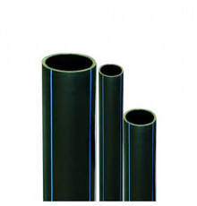 Труба ПНД ТУ для прокладки кабеля тип  Т  (SDR11), Д 75 * 6,8 техническая с синей полосой, (L100/12)