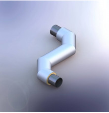 Z-образный элемент трубопровода  эл/св 133х4,0-1-ППУ-ОЦ