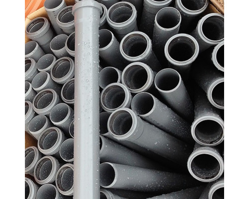 Труба НПВХ (PVC) серый Дн 50х3.2 L 0,5м