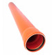 Труба НПВХ (PVC) рыжий (коричневый) Дн 200х4.9 L 1,2м