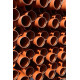 Труба НПВХ (PVC) рыжий (коричневый) Дн 200х4.9 L 1,2м