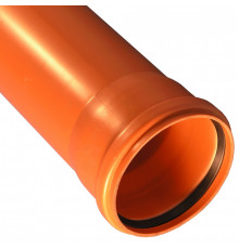Труба НПВХ (PVC) рыжий (коричневый) Дн 160х4.0 L 4,0м